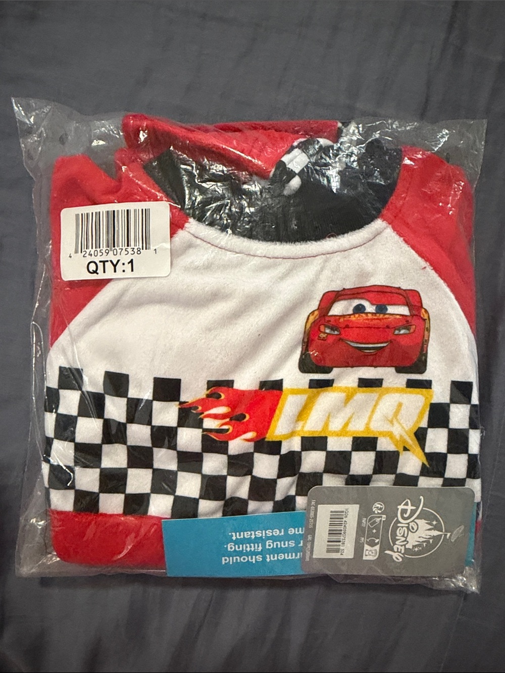 Disney Lightning McQueen Racing Tee - Red, White, Black